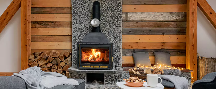 Thelin Hearth Products Direct Vent Gas Stove Fireplace Inspection in Kuna, Idaho